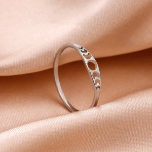 Skyrim Moon Phase Ring |Sterling Silver