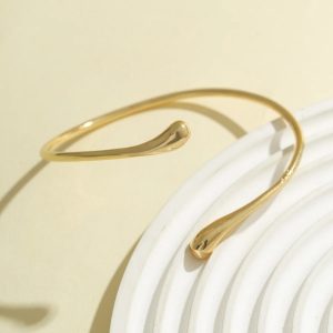 Vintage Water Drop Arm Bracelet |Gold