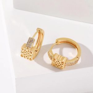 Unique Full Diamond Earrings |18K Gold